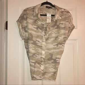 Cotton Camo Button down